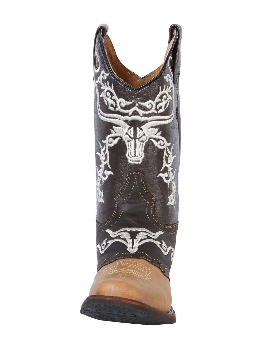 El General Rodeo Boot - Crazy Honey/ Dark Brown 33316