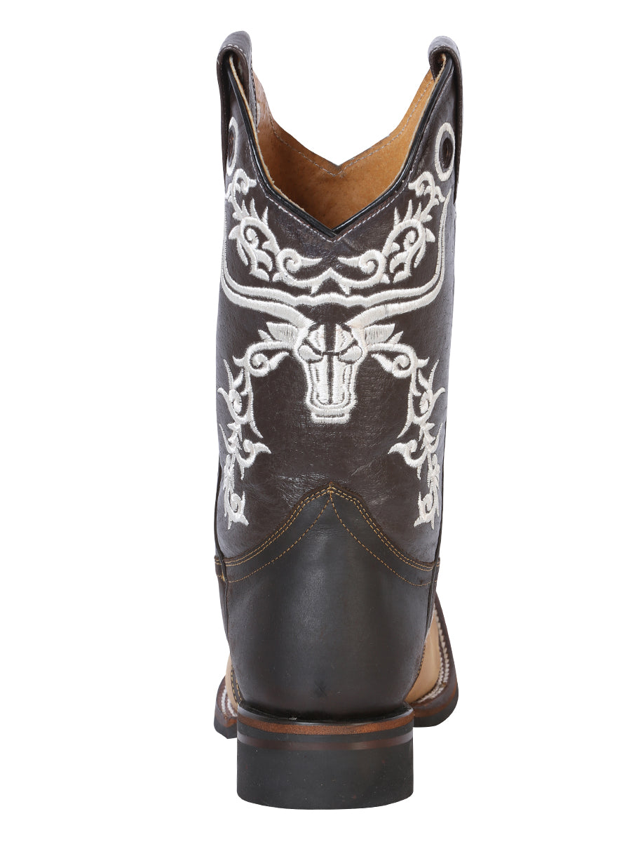 El General Rodeo Boot - Crazy Honey/ Dark Brown 33316